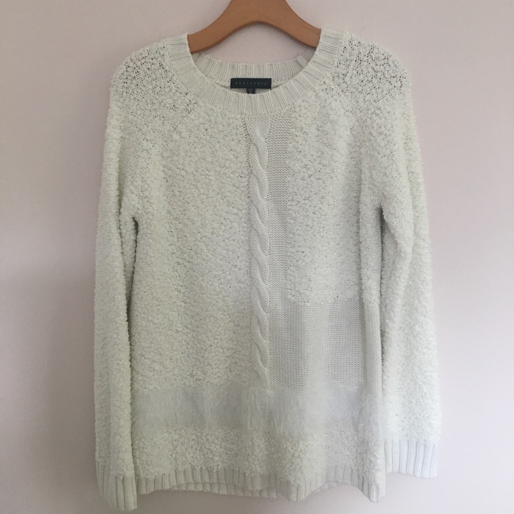 Sanctuary Snuggle-texture Cable Knit Sweater - Picture 2 of 7